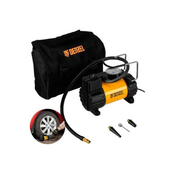 Compressor de Ar Automotivo Portátil 12V 37L/min com Bolsa