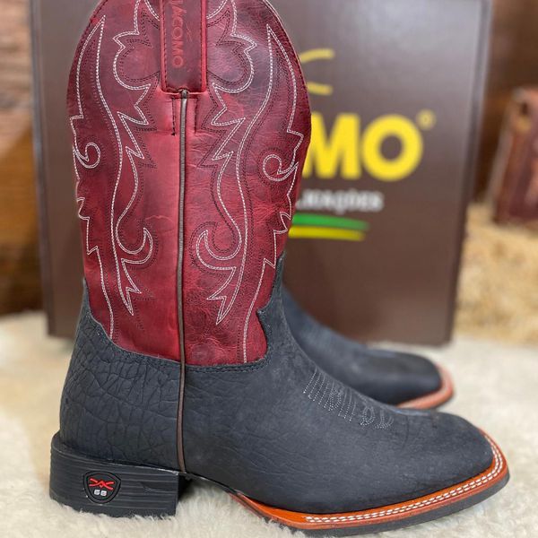 BOTA MASCULINA JÁCOMO PGD MAMUTE OIL PRETO 3131