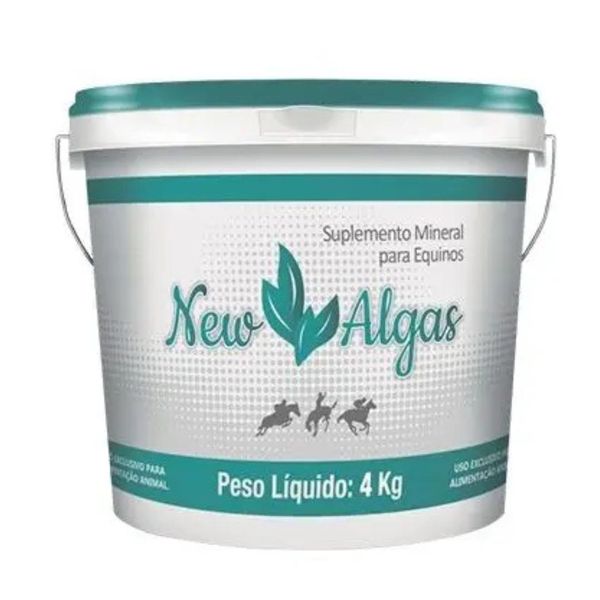 SUPLEMENTO MINERAL PARA EQUINOS E BOVINOS NEW ALGAS - 4 KG UNIVITTA