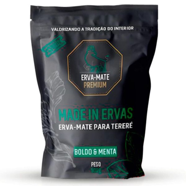 Erva para tereré Sabor Boldo e Menta - MADE IN ERVAS