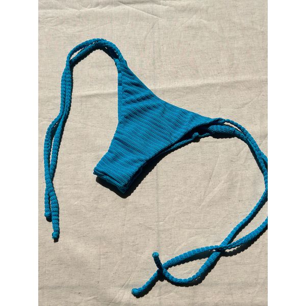 Calcinha Naya Azul Texturizado