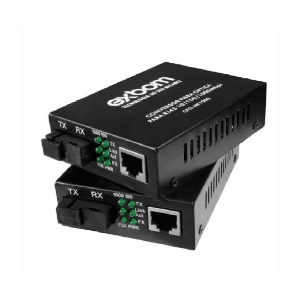 EXTENSOR CONVERSOR FIBRA OPTICA AD147 10/100/1000 SWTEC