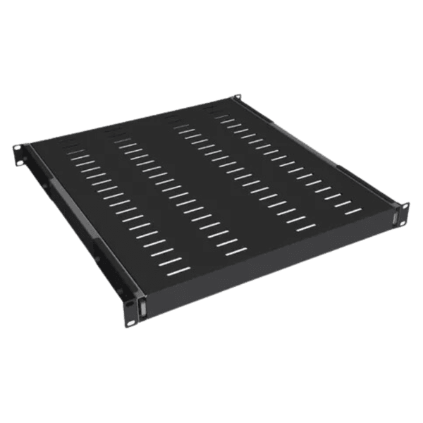 RACK/BANDEJA FIXA 19X400MM 4 PONTOS DE FIXAÇÃO PRETO MAXELETRON