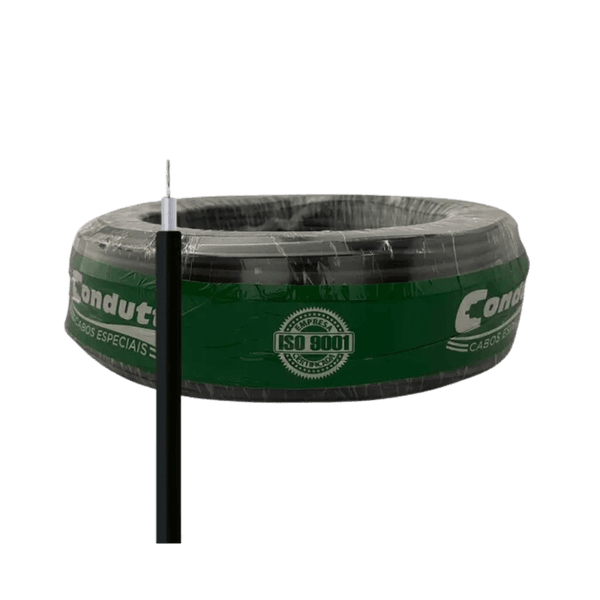CABO ALTA TENSAO 5MM 22AWG PRETO 50 METROS CONDUTTI