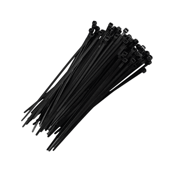 CINTA PLASTICA ABRACADEIRA 280X4,8X1 45MM PRETO C 100 PCS DNI