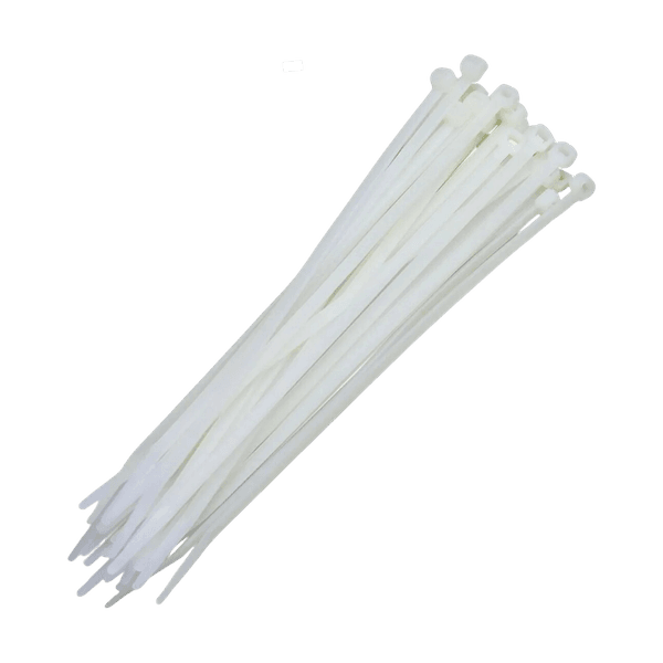 CINTA PLASTICA 280X4,8X1 45MM BRANCO C 100 PCS