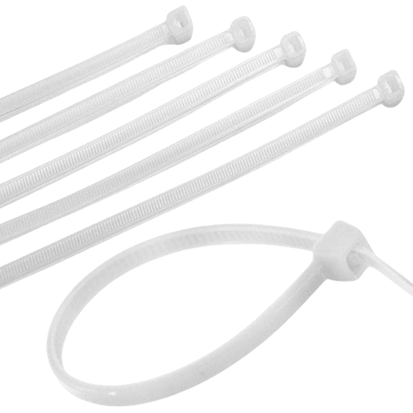CINTA PLASTICA ABRACADEIRA 100X2,5X1 7MM BRANCO C 100 PCS DNI