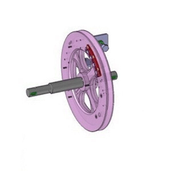 CONJ POLIA SUPERIOR ALUMINIO PARAFUSO - BARRIER