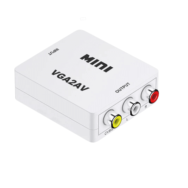 CONVERSOR VGA PARA RCA BRANCO SWTEC