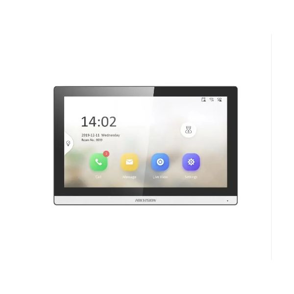 TELA VIDEO PORTEIRO IP 7 POLEGADAS + APP + TOUCH + WIFI DS-KH6350-WTE1 HIKVISION
