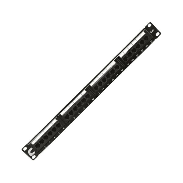 PATCH PANEL 24P RJ45 CAT 6 - CONDUTTI