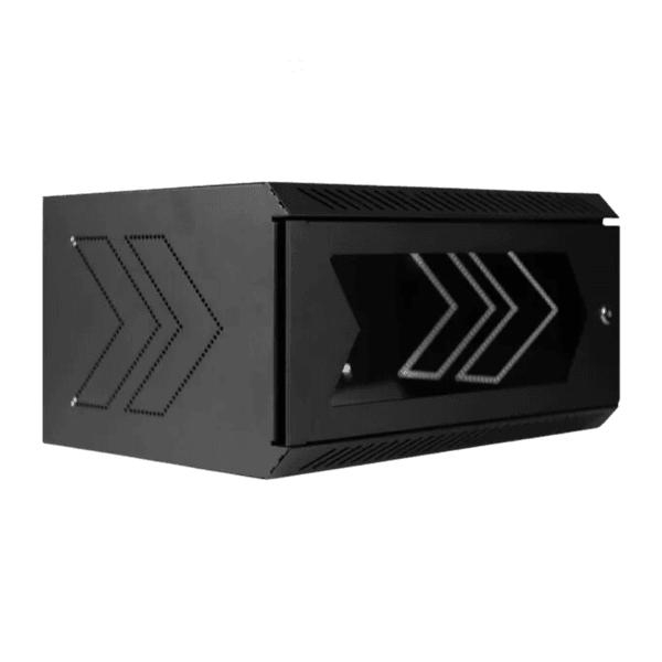 RACK HORIZONTAL 5U PRETO COM VISOR PPA