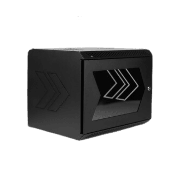 RACK HORIZONTAL 7U PRETO COM VISOR PPA