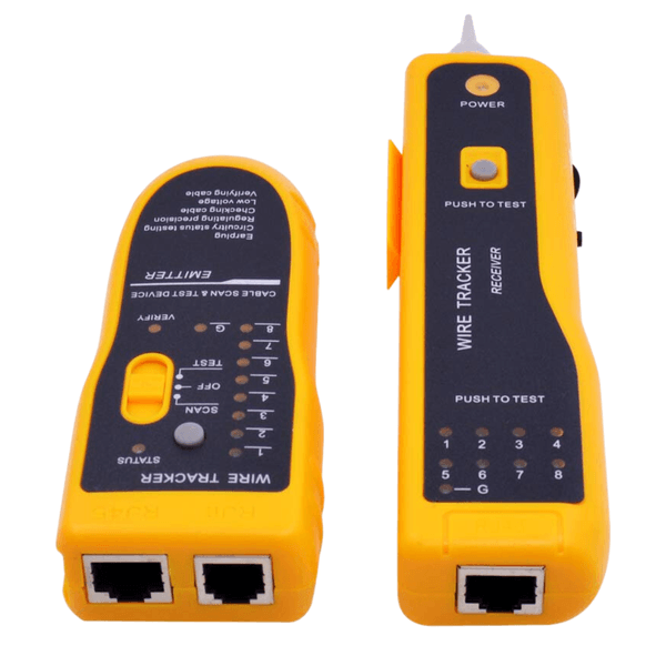 KIT TESTADOR LOCALIZADOR DE CABOS RJ11/RJ45