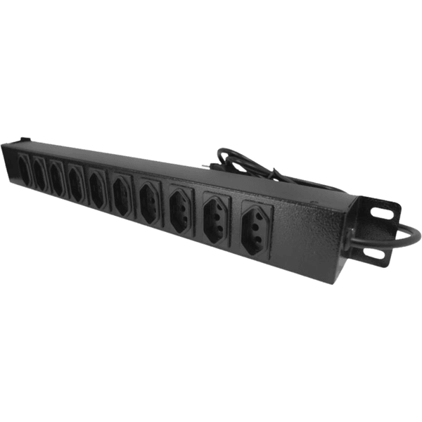 REGUA DE TOMADA 10 TOMADAS PRETO 10A - MAXELETRON