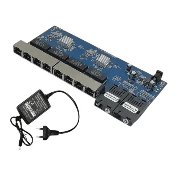 SWITCH METRO GIGABIT 2 SC/APC E 8 RJ45 COM FONTE HIKVISON