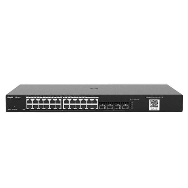 SWITCH GERENCIAVEL (L2) 24P GE + 4P 1G SFP RG - NBS3100 RUIJIE