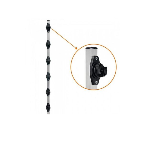 TUBO DE 1,10M COM 6 ISOLADORES W 28X28 CONFISEG