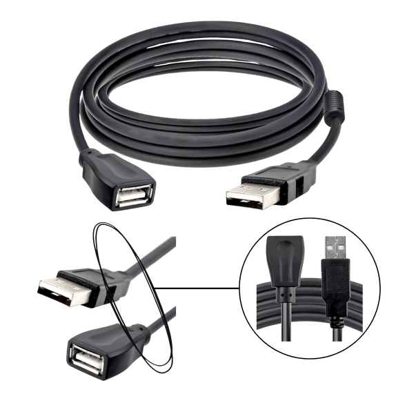 CABO USB A MACHO MAIS A FEMEA 10 METROS 2 0