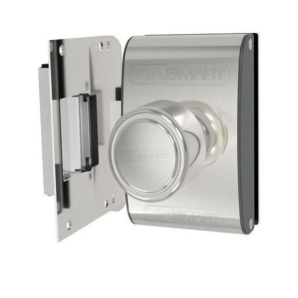 FECHADURA ELETRICA 12V P/ PORTA DE VIDRO/ALVENARIA AGL