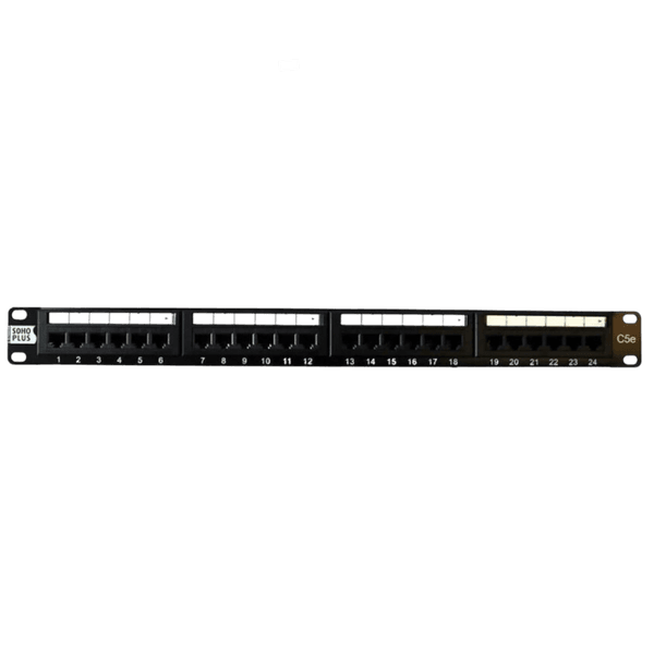 PATCH PANEL 24P RJ45 CAT 5E SOHO PLUS
