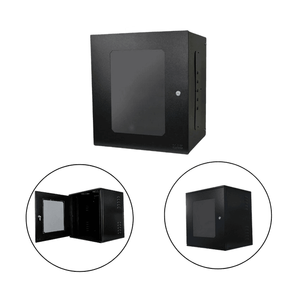 RACK 19 12UX470MM PRETO MAXELETRON