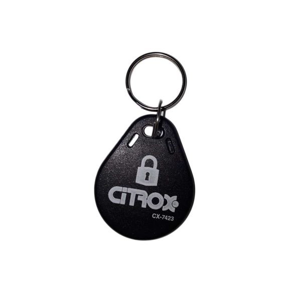 CHAVEIRO TAG FLEX PRETO CITROX