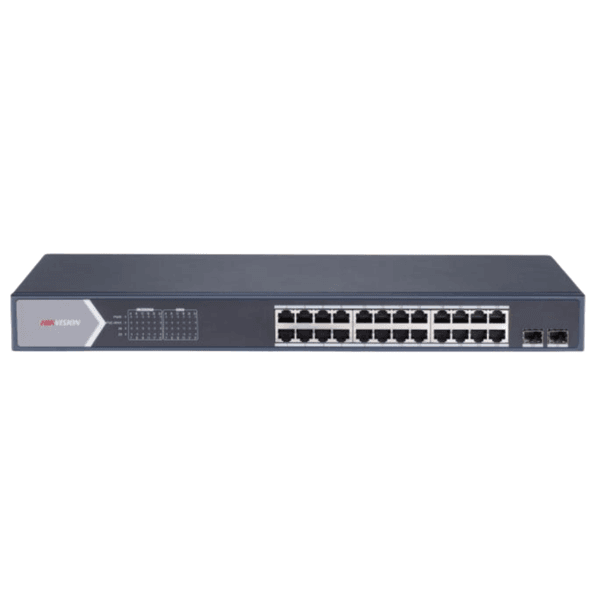 DS-3E1526P-SI SWITCH GERENCIAVEL SMART 24 PORTAS 10/100/1000 POE + 2 PORTAS SFP GIGABIT 