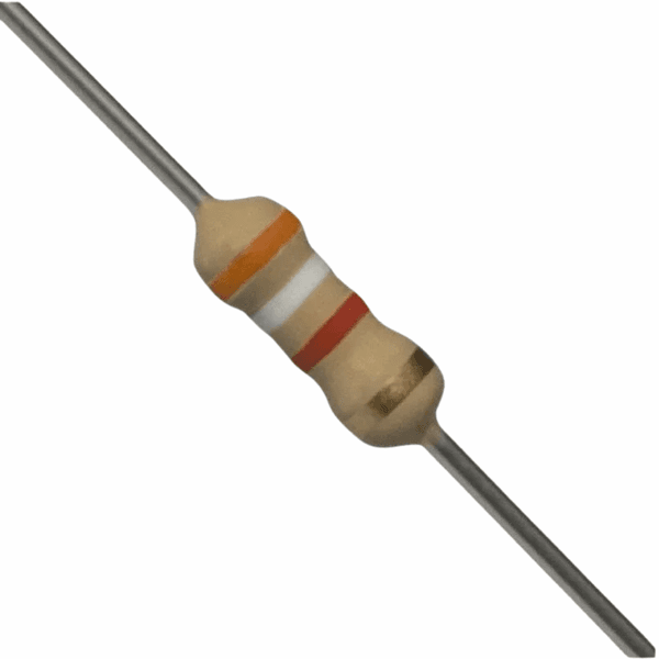 RESISTOR 3K9 1 4 
