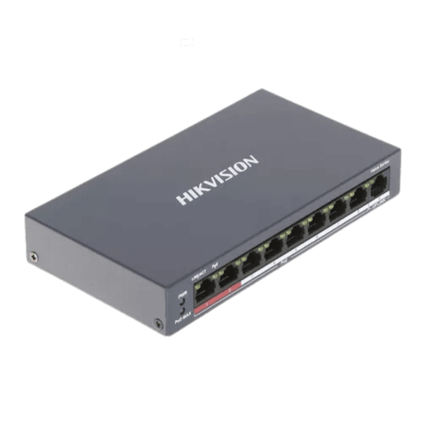 SWITCH 8 PORTAS POE 10 100 DS-3E1309P-EI/M HIKVISION