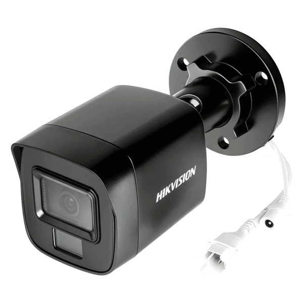 DS-2CD1021G2-LIU 2,8MM CAMERA IP BULLET 1080P 2MP 30M IP67 POE MICROFONE LUZ HIBRIDA PRETA