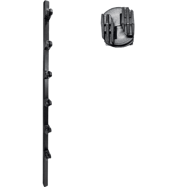 TUBO DE 1M COM 6 ISOLADORES W 25X25