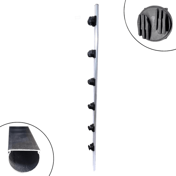 TUBO DE 1M COM 6 ISOLADORES W 23X23 CONFISEG