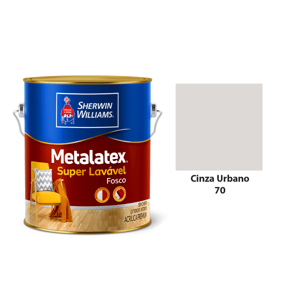 METALATEX ACR FOSCO CINZA URBANO 3,6GL 