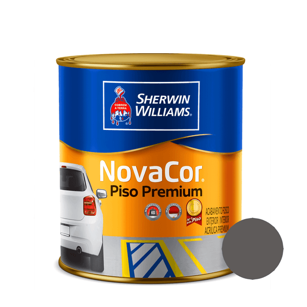 NOVACOR PISO PREMIUM CINZA CHUMBO 900ML