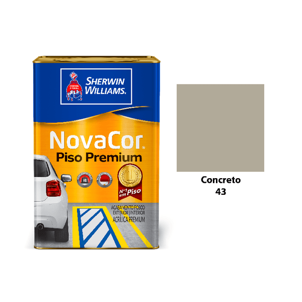 NOVACOR PISO PREMIUM CONCRETO 18LTS