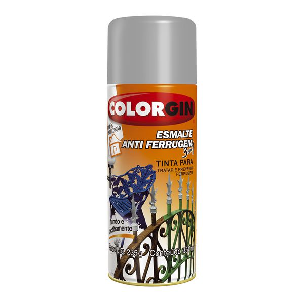 COLORGIN ESMALTE ANTI FERRUGEM PLATINA