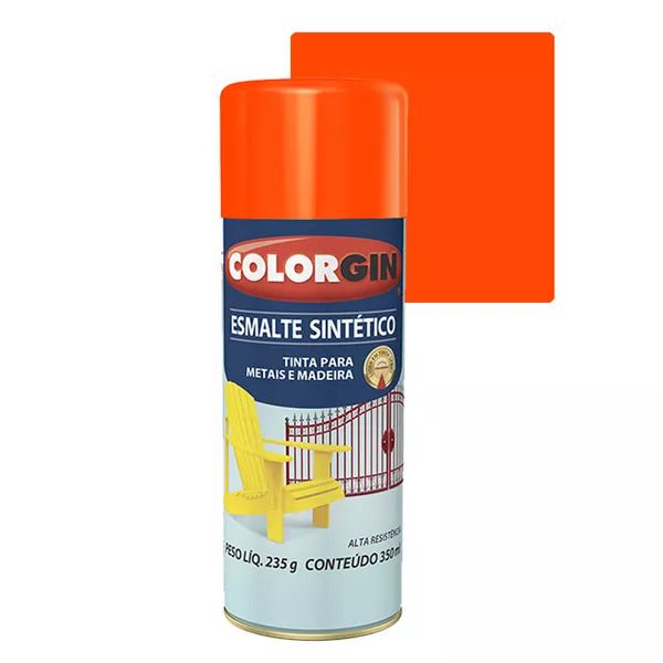 COLORGIN ESMALTE SINTÉTICO LARANJA