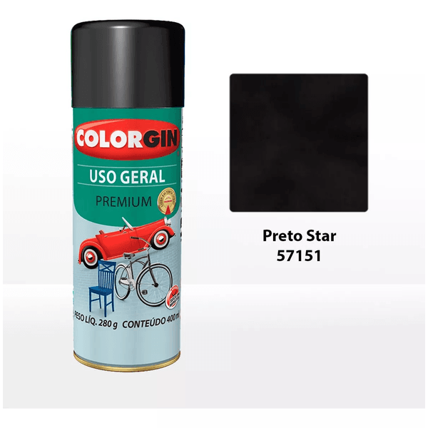 COLORGIN USO GERAL PRETO STAR
