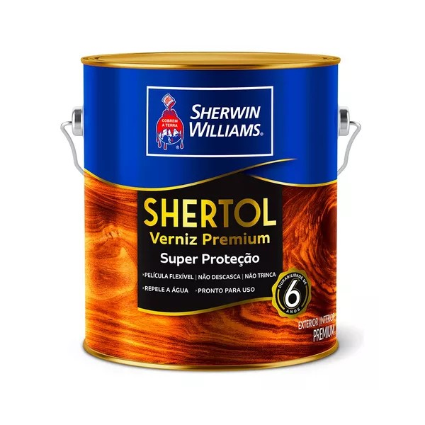 VERNIZ SHERTOL BRILHANTE INCOLOR 3,6L SW