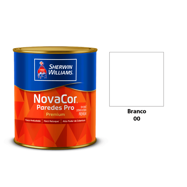 NOVACOR ACR PAREDES PRO FOSCO BRANCO 900ML 
