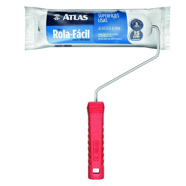 ATLAS ROLO DE PINTURA ROLA FACIL 15CM