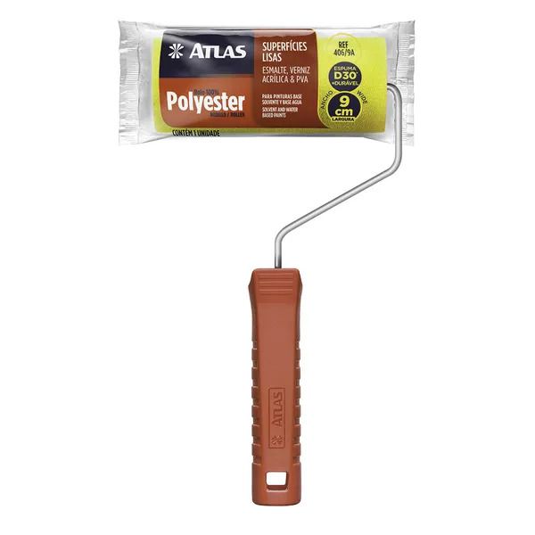 ATLAS ROLO DE ESPUMA AMARELO 9CM