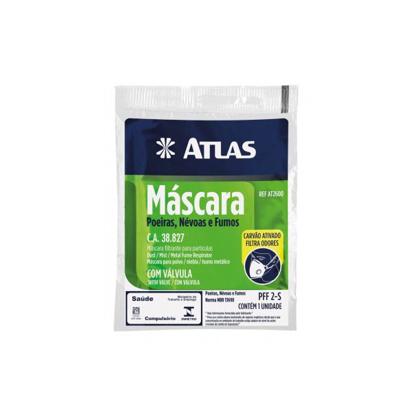 ATLAS MASCARA DE FELTRO PFF2 COM VALVULA