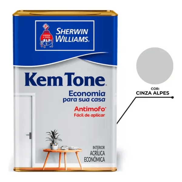 KEM TONE FOSCO CINZA ALPES 18L
