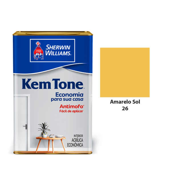KEM TONE FOSCO AMARELO SOL 18L