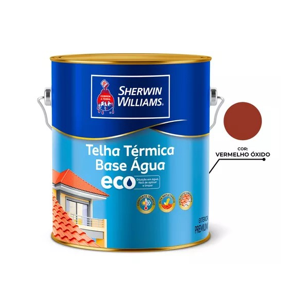 RESINA TELHA TERMICA VERMELHO OXIDO 3,6L ECO