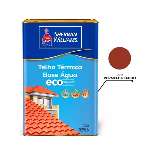 RESINA TELHA TERMICA VERMELHO OXIDO 18L ECO