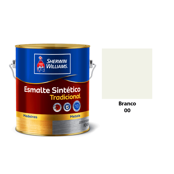 ESMALTE TRADICIONAL BRILHANTE BRANCO 3,6L
