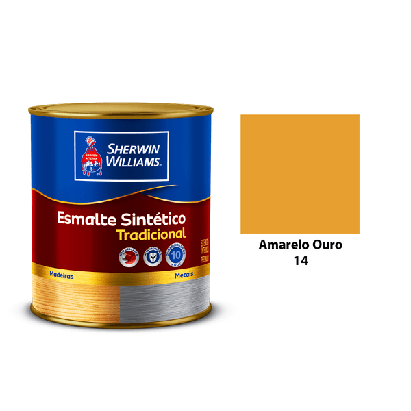 ESMALTE TRADICIONAL BRILHANTE AMARELO OURO 900ML